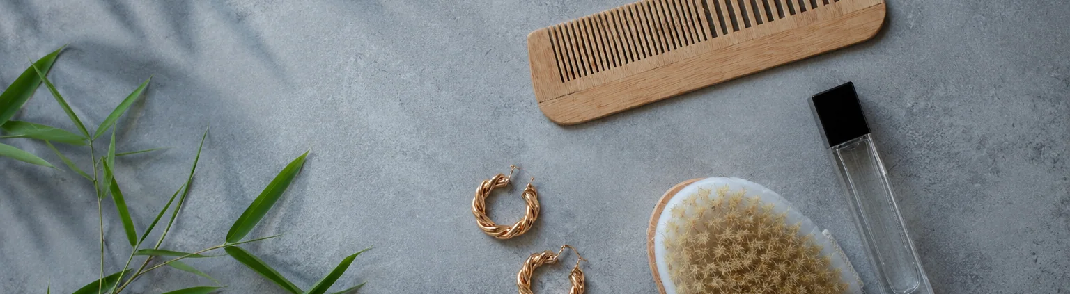 Wooden comb texture